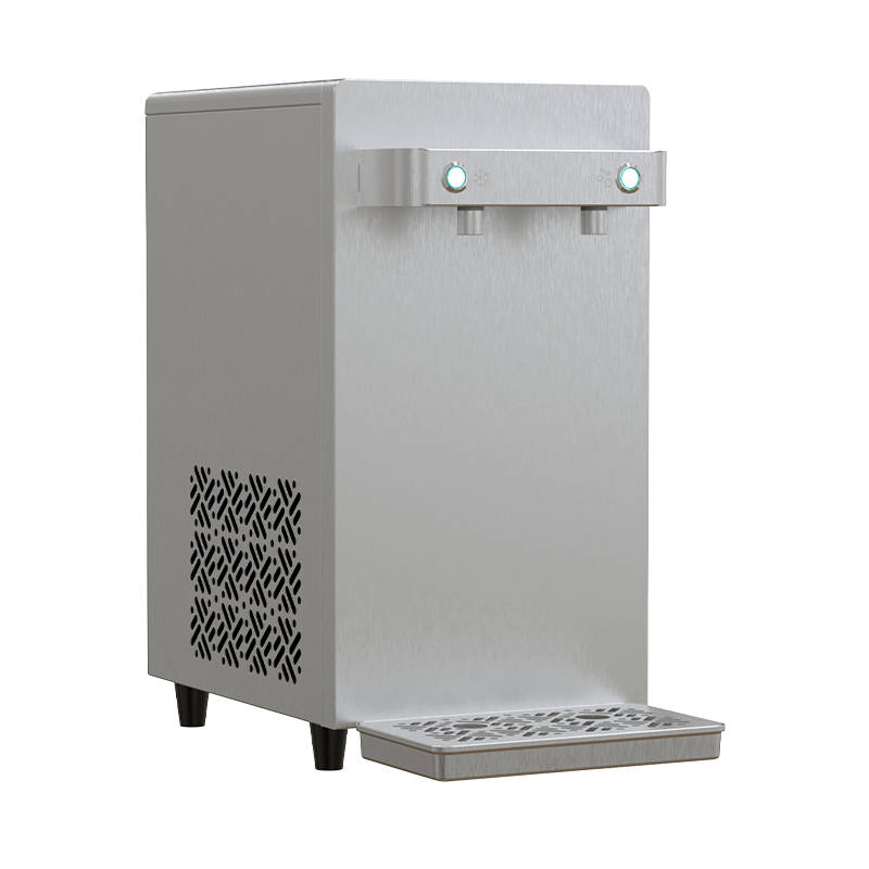 Dispensador compacto de agua fría con gas para encimera de doble empuje BST45B